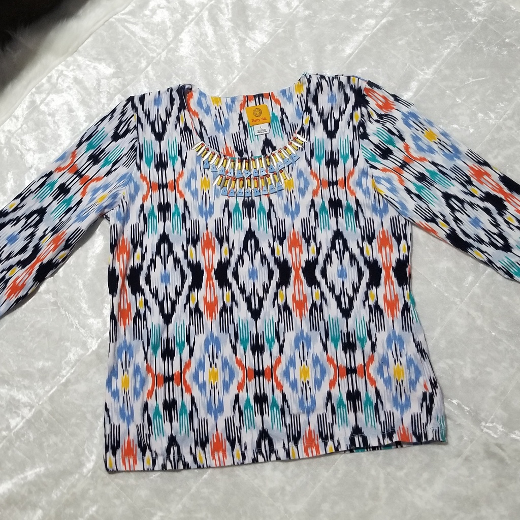 Ruby Rd Print Blouse